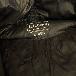 EUC ll bean downtek water repellent jacket
